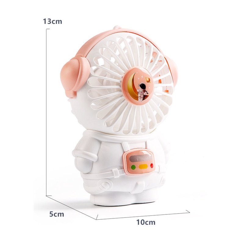 Quạt Mini Cầm Tay Hình Phi Hành Gia Sạc USB Tiện Dụng Mang Đi Du Lịch