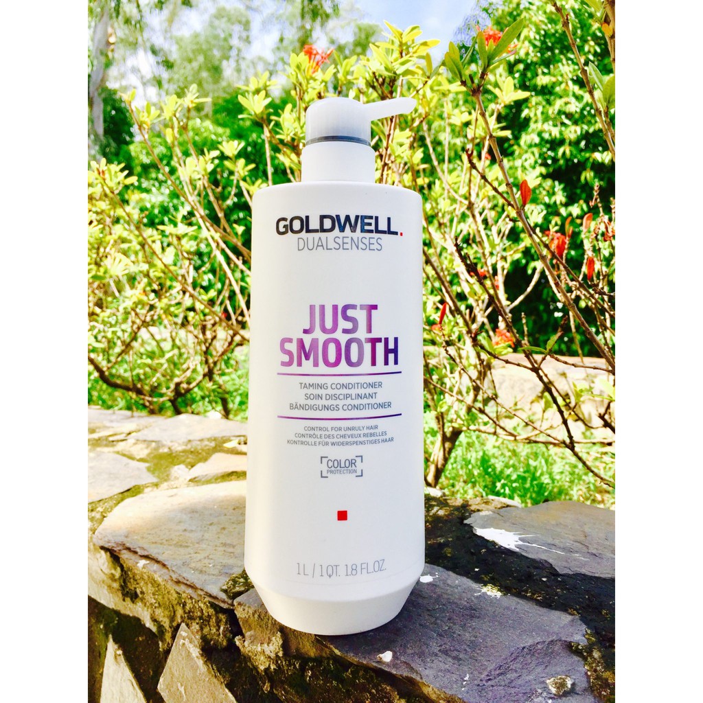 🇩🇪Goldwell🇩🇪 Dầu xả suôn mượt Goldwell Dualsenses Just Smooth Taming Conditioner 1000ml