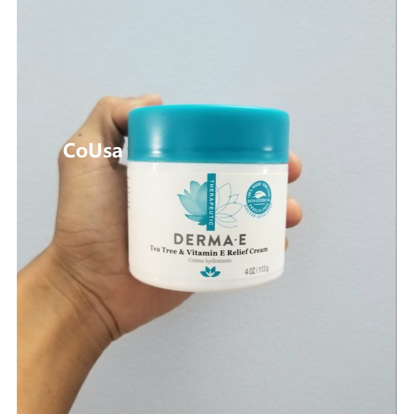 derma e tea tree and vitamin e relief cream