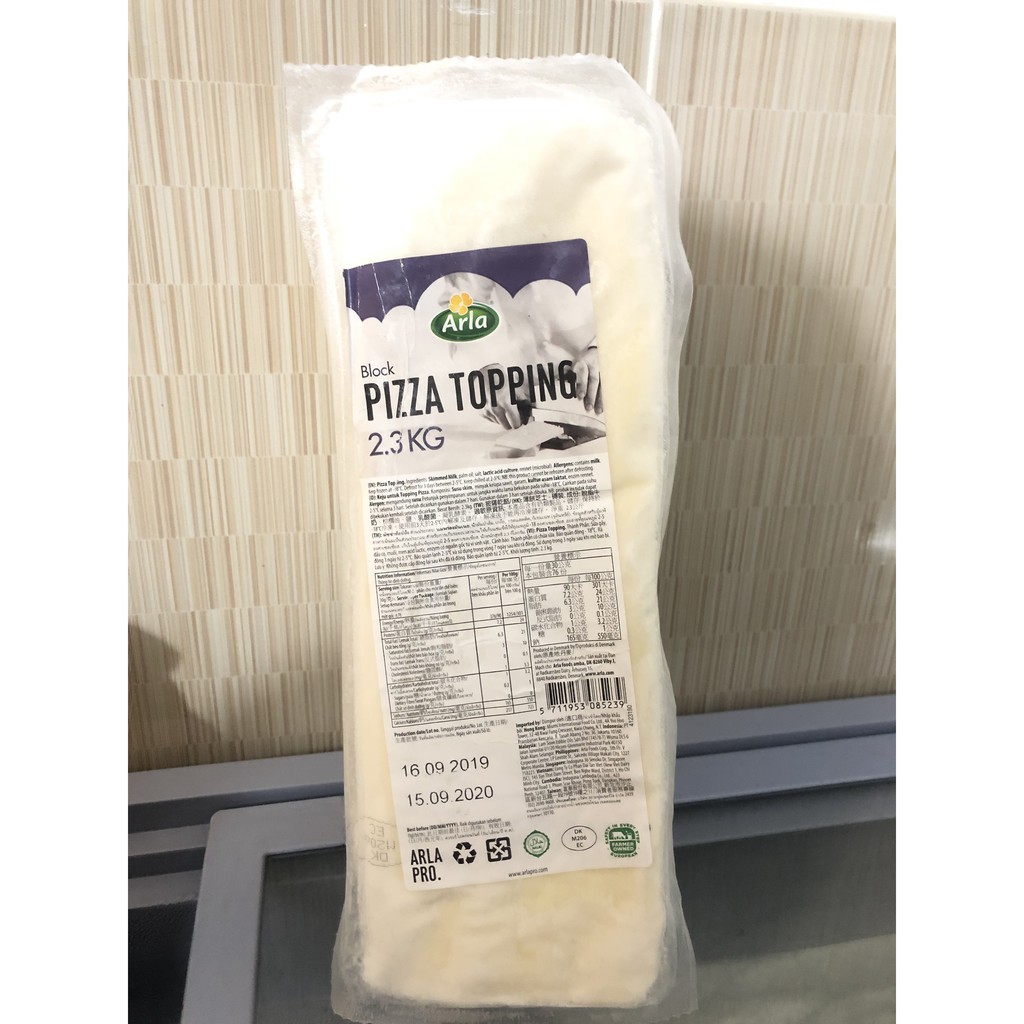 0.5 kg Phô mai mozzarella, phô mai làm gà nướng phô mai