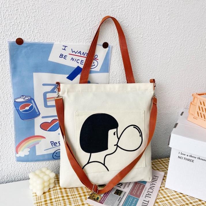 Túi Xách Nữ | Túi Đeo Chéo Canvas Trẻ Trung Năng Động | TD02