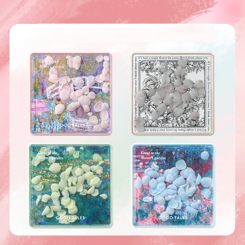 Bảng Phấn Mắt 9 Ô GOGO TALES Hoa Cẩm Tú Cầu Secret Garden GT289 - GOGO TALES