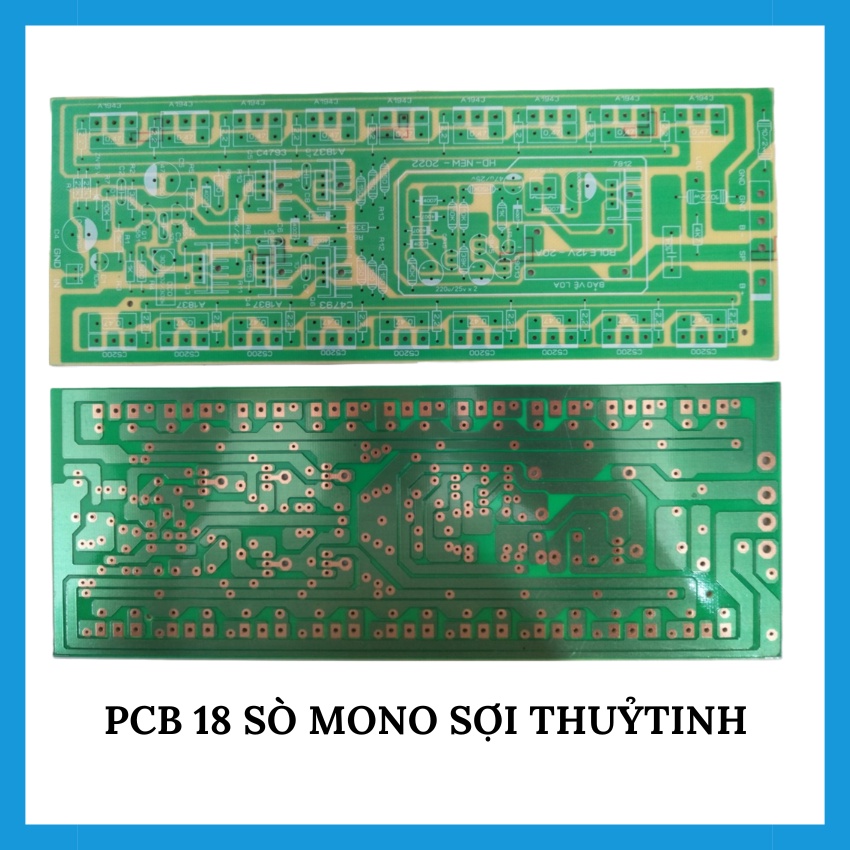Mạch công suất 18 sò 2u chưa ráp linh kiện