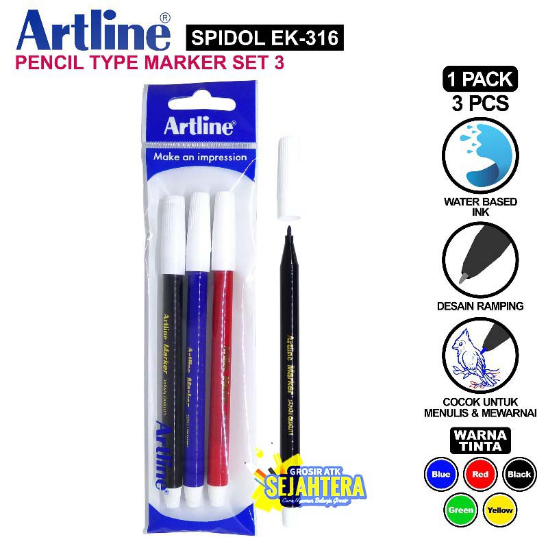 Bộ Bút Đánh Dấu Artline Ek-316