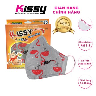 Khẩu Trang Kissy Trẻ Em Từ 4 Đến 10 Tuổi Chống Bụi Mịn, Giao Đúng Mẫu