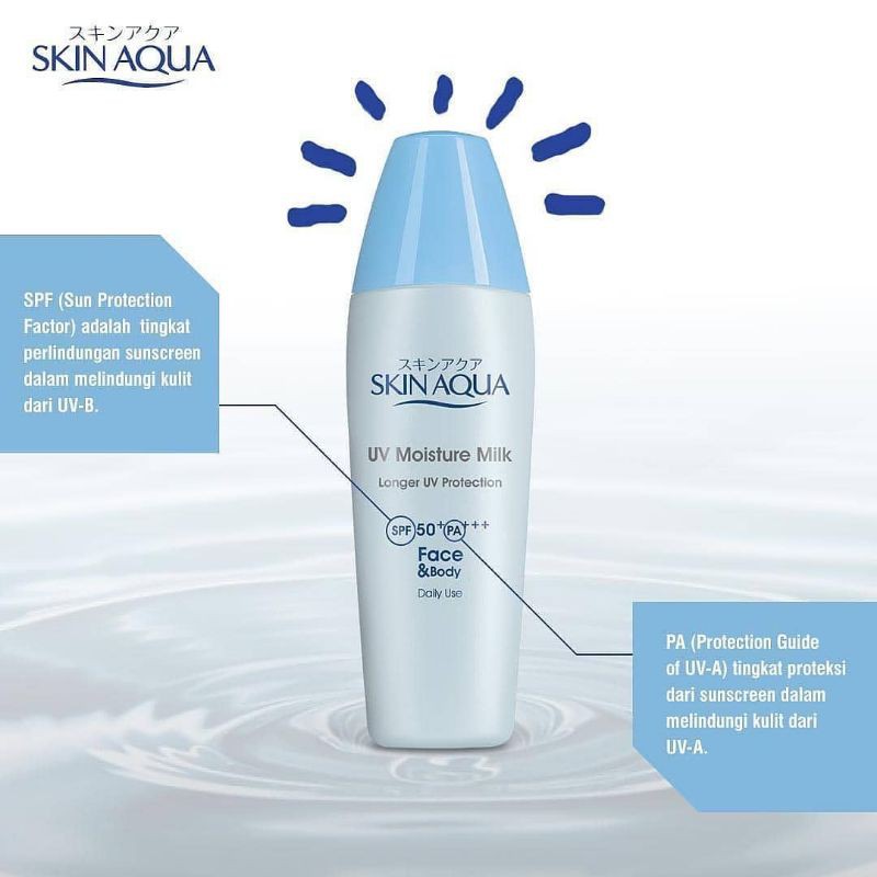 (Hàng Mới Về) Sữa Dưỡng Ẩm Skin Aqua Uv 50 + Pa + + +