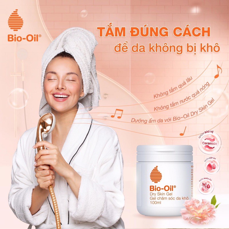 [DATE 08/22] Gel dưỡng đa năng, nâng cơ, mờ rạn, chống lão hoá Bio-Oil Dry Skin Gel 50ml