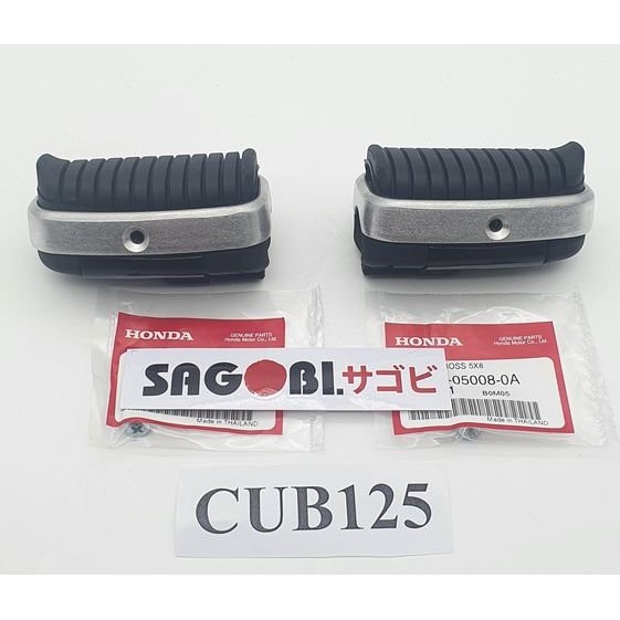 BỘ GÁC CHÂN CAO SU HONDA (CUB 125) mã 50661-K0G-900