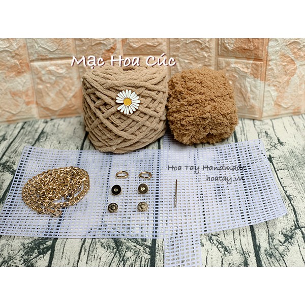 Combo 70 - Tự làm túi xách handmade- Bộ nguyên liệu đầy đủ tự làm, hàng đẹp, chất lượng tốt.