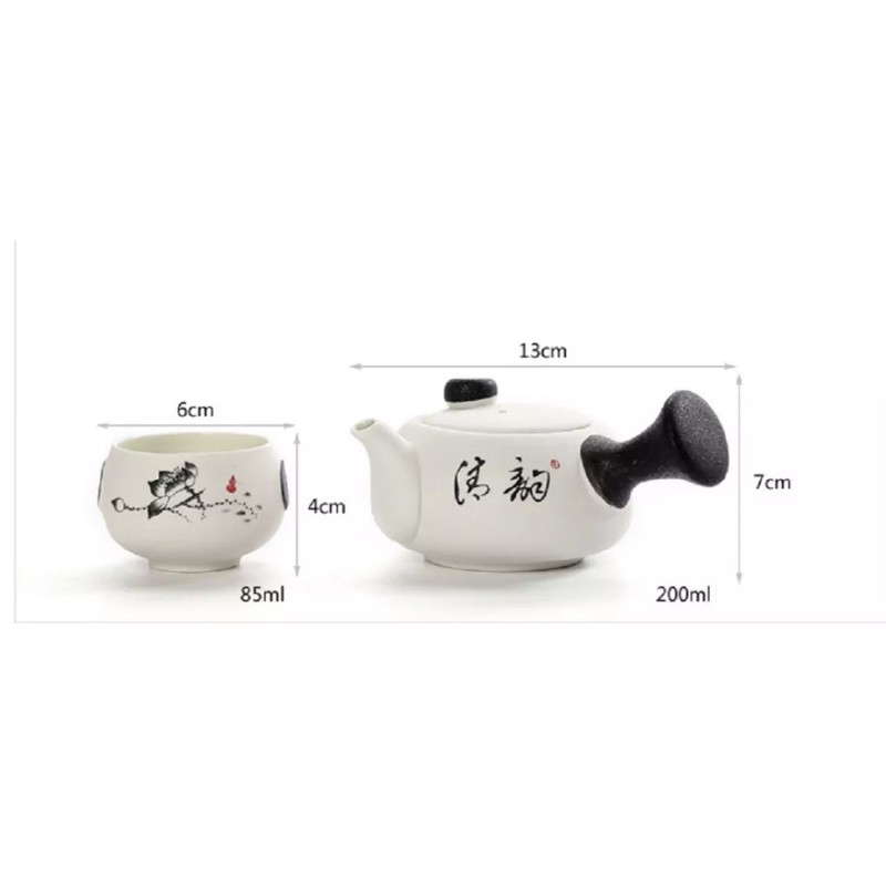 Bộ Ấm Pha Trà Tử Sa Cao Cấp Đọc kỹ kích thước phần mô tả shop