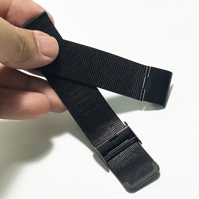 Dây đeo đồng hồ Dây thép Mành nam nữ chất liệu hợp kim thép size 20mm và 22mm