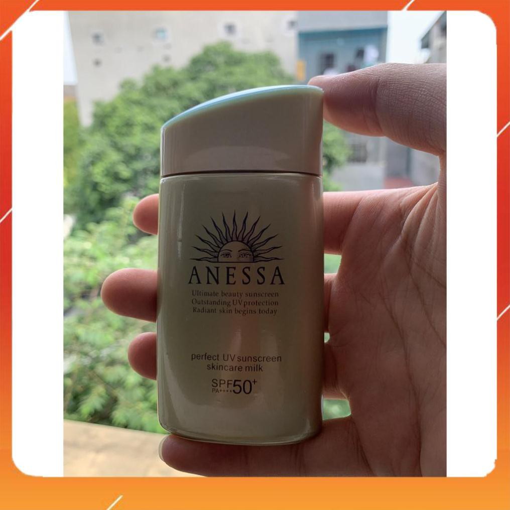 Kem chống nắng bảo vệ da hoàn hảo Anessa Perfect UV Sunscreen Skincare Milk 60ml, Sữa chống nắng SPF50+ | BigBuy360 - bigbuy360.vn