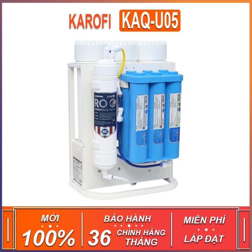 Máy lọc nước tinh khiết không tủ KAROFI KAQ-U05 ( Xuất sứ Việt Nam - Bảo Hành 3 Năm )