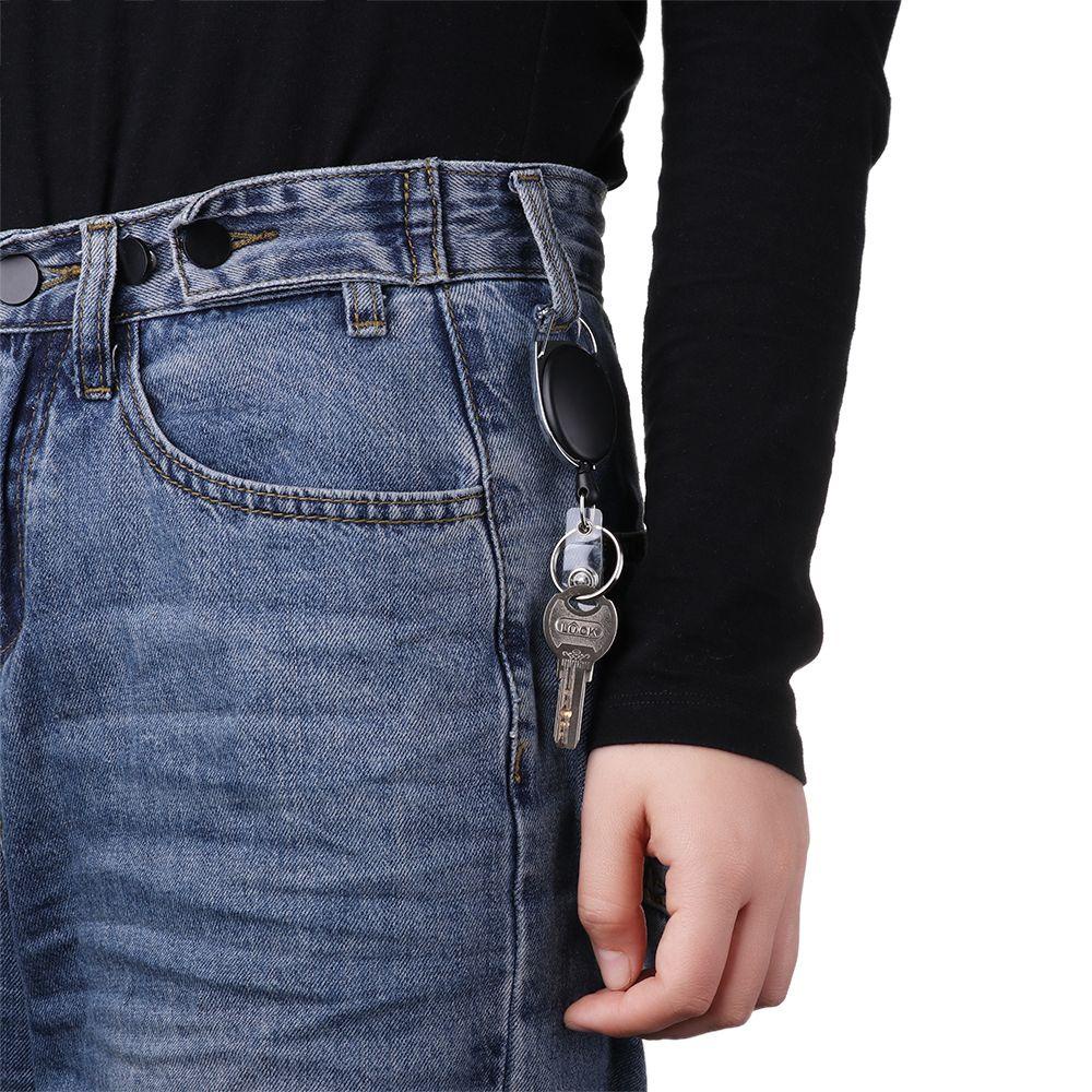 MIHAN1 1 / 2 / 4 Móc Khóa Bảo Vệ Dây Thắt Lưng Bằng Thép Không Gỉ