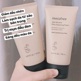 Sửa rửa mặt innisfree da dầu mụn đầu đen