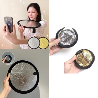 Tấm hắt sáng mini hình tròn kích thước 30cm có thể gập lại thích hợp chụp ảnh/phát trực tiếp