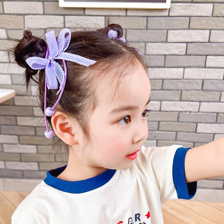 Dây buộc tóc cho bé MILASO phụ kiện tóc cho bé gái buộc nơ dễ thương FAH-001424