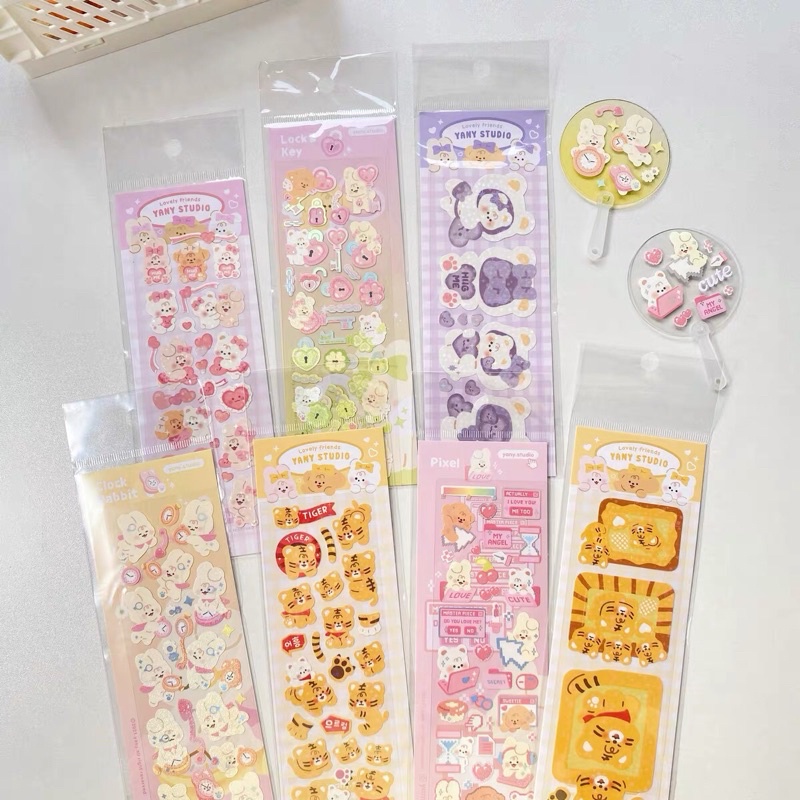 Sticker lovely friends nhà yany_hình dán trang trí top