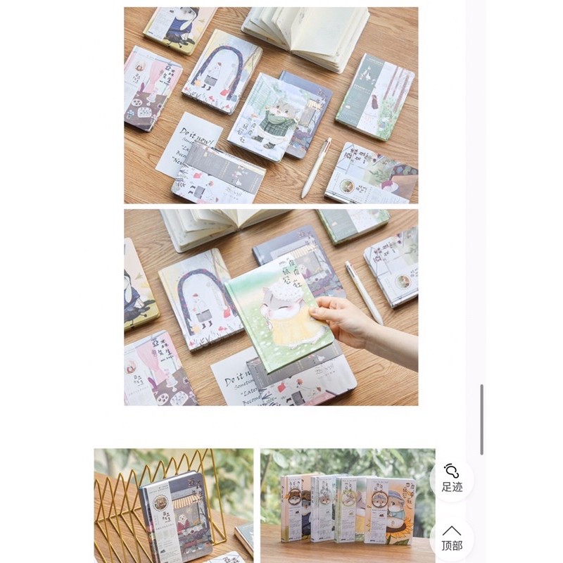 Sổ tay, sổ kế hoạch bìa cứng hình thú siêu đáng yêu mẫu mới