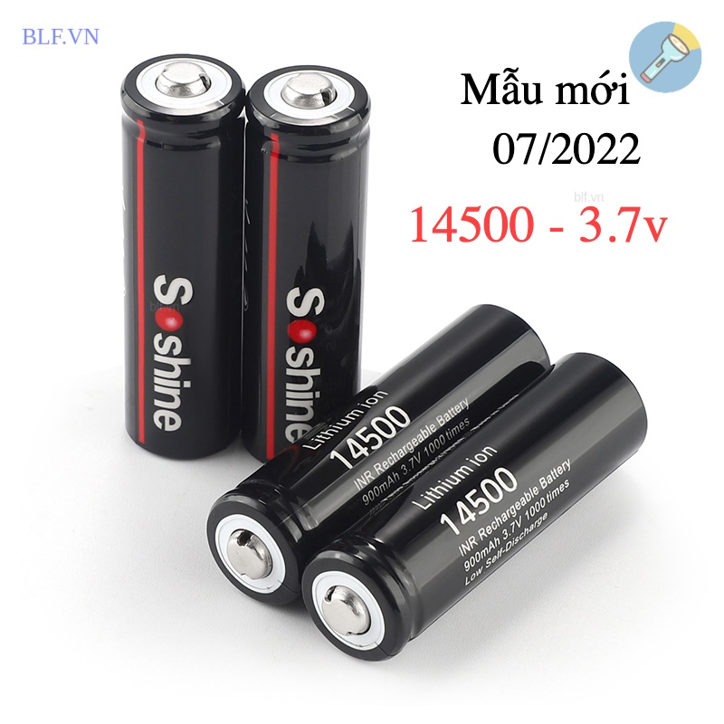 Pin sạc Soshine 14500 3.7V 900mah