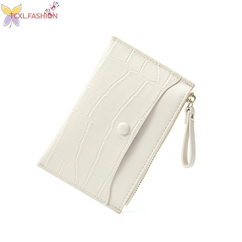 Ví Mini Đựng Tiền Xu / Thẻ Tín Dụng Có Khóa Kéo Cho Nam Nữ