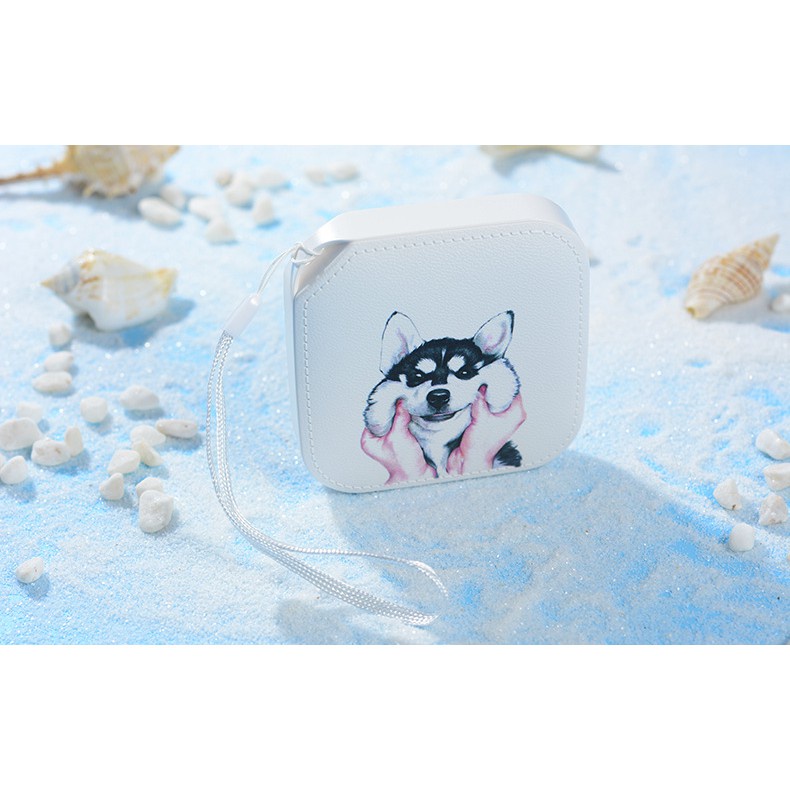 Sạc Dự Phòng Mini Cầm Tay Nhỏ Gọn Hình Doremon Hello Kitty có dây deo cực tiện lợi