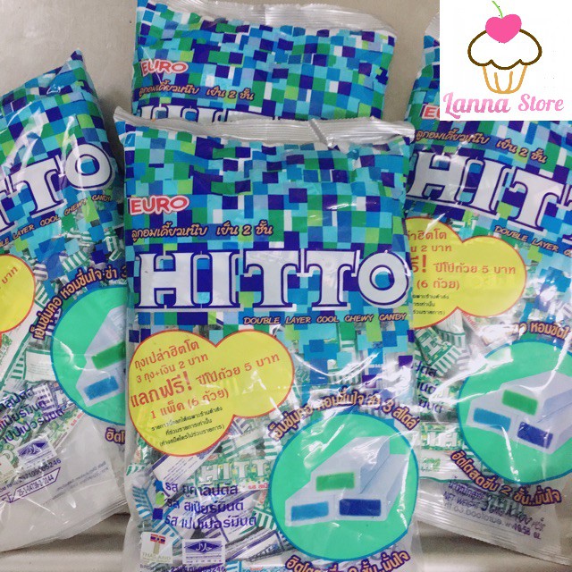 Bịch Kẹo Bạc Hà Hitto 100 viên/gói 300gram - Thái Lan