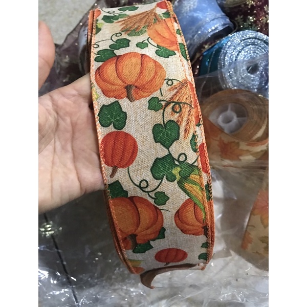 2m-5m ruy băng noel rộng từ 6cm đến 10cm