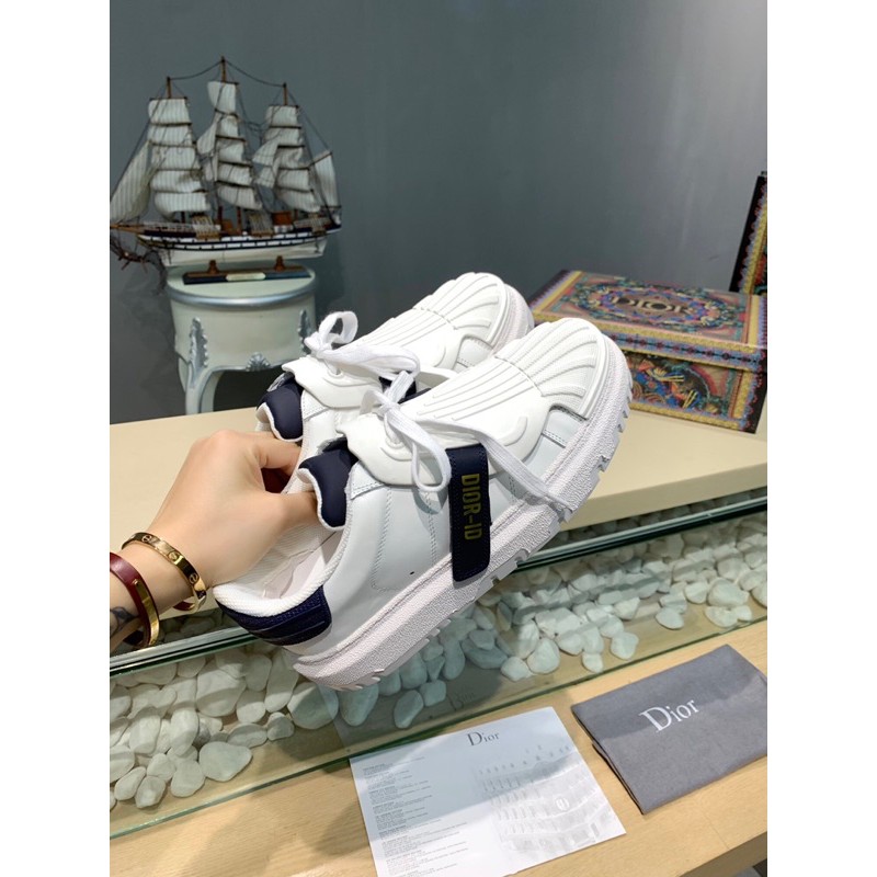 Giày thể thao nam nữ Dior CD da thật cao cấp thiết kế mới phong cách