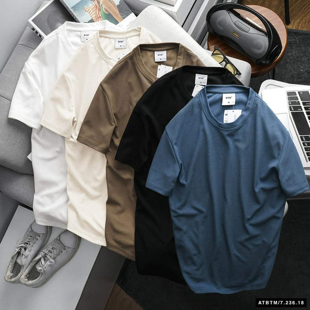 Áo thun thời trang unisex tay ngắn, chất liệu thun tổ ong, thấm hút tốt, form đẹp 23618