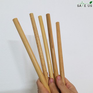100 Ống hút tre loại 2