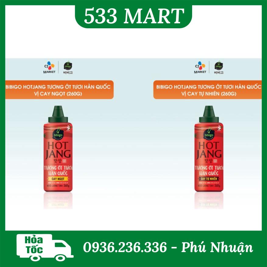 Tương Ớt Tươi Hàn Quốc Bibigo Hot Jang 260g