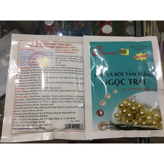 Tắm chemai Ngọc trai Chính hãng có mộc đỏ đằng sau