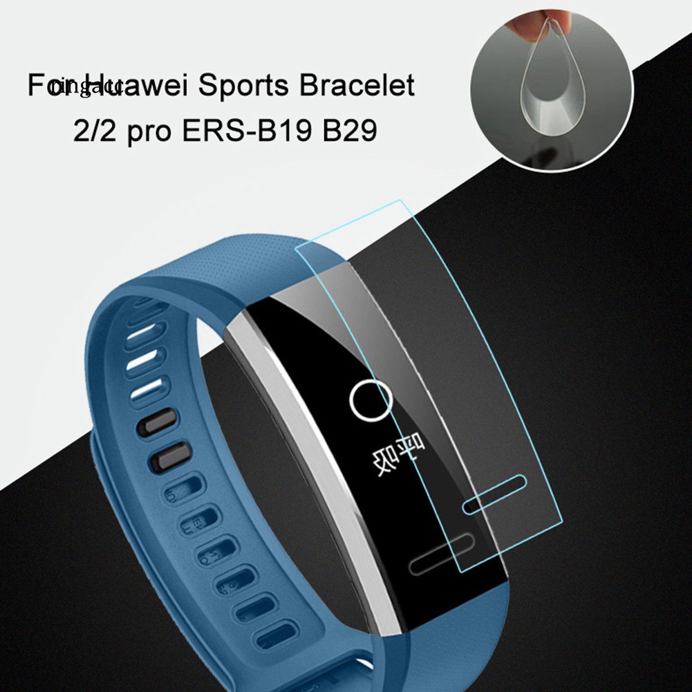 Set 3 Miếng Dán Trong Suốt Bảo Vệ Màn Hình Cho Vòng Đeo Tay Huawei 2 / 2 Pro Aers-B19 B29