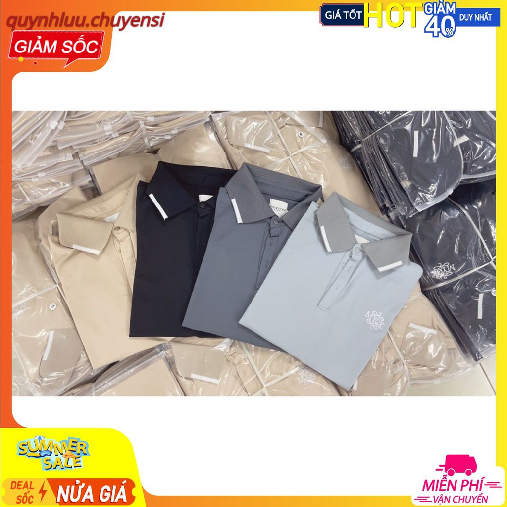 ANAM19 - ÁO POLO NAM 4 MÀU CỔ VIỀN THÊU MYGK