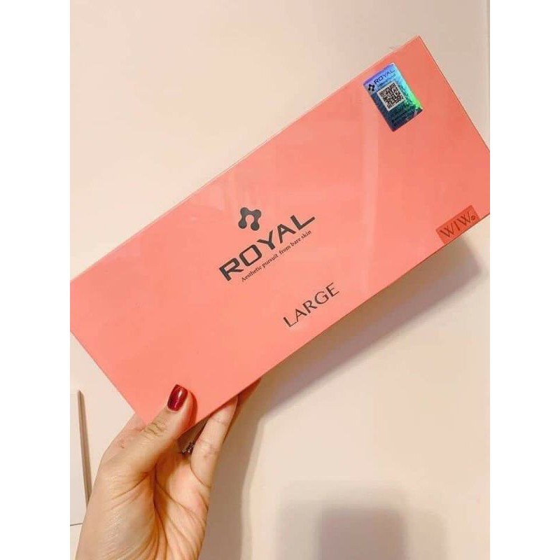 Hộp 90 gói tinh chất Serum Nhau Thai Cuống Rốn Hoang Gia Royal dưỡng da cấp ẩm thải độc
