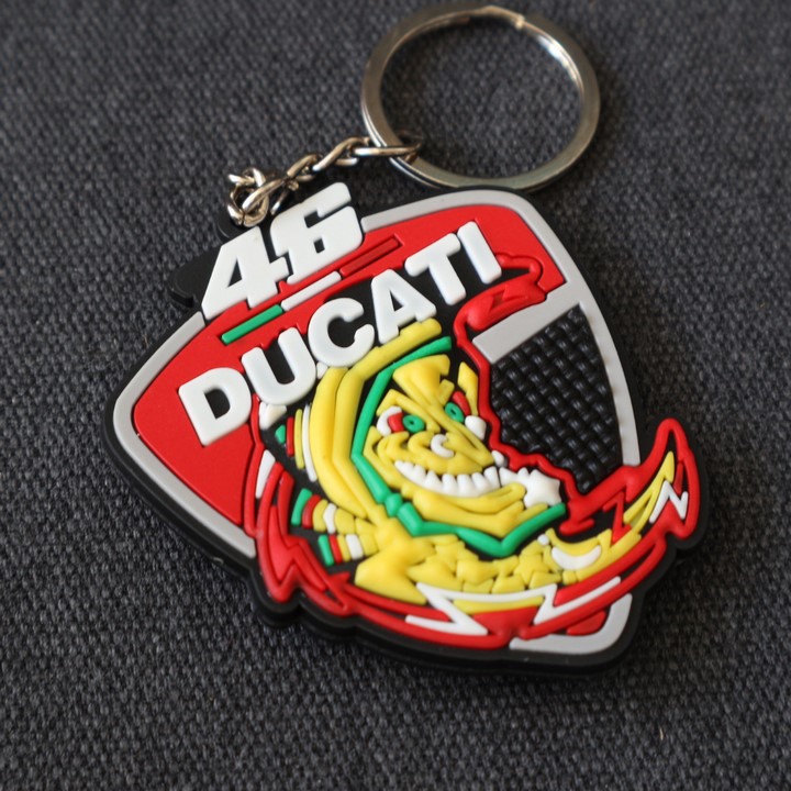 Móc khóa nhựa gắn các loại xe máy, oto LOGO HUY HIỆU cá tính