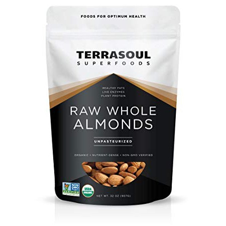 HẠNH NHÂN THÔ HỮU CƠ - TERRASOUL SUPERFOOD - 454gr