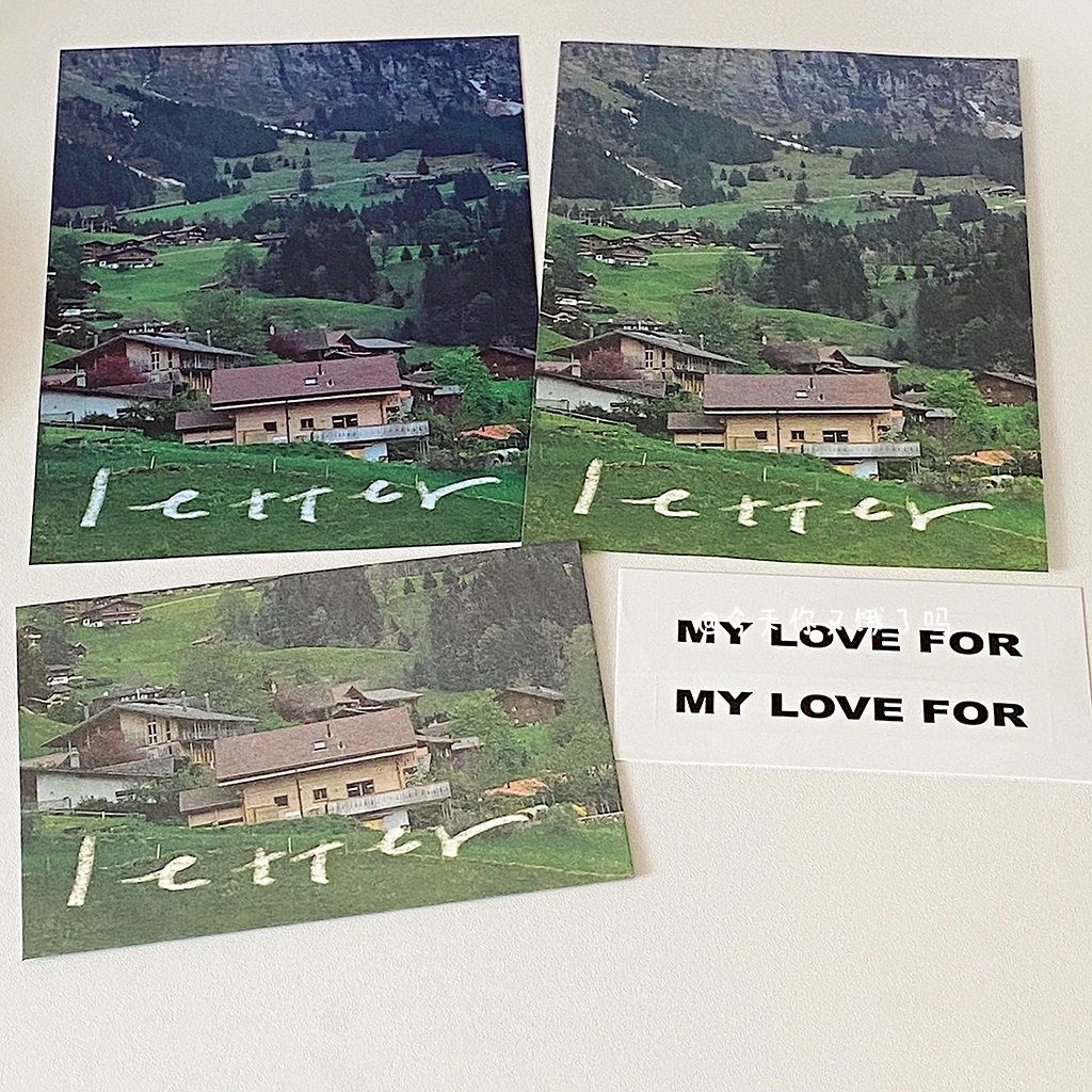 Bộ Nhãn Dán Phong Bì Bằng Giấy Họa Tiết Hoa Tulip Dễ Thương Lãng Mạn