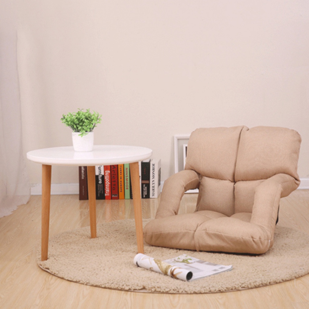 Ghế Sofa Lười Ngồi Bệt Tựa Lưng Thư Giãn,Làm Việc Cao Cấp Tatami Có Tựa Tay Để Đọc Sách Êm Ái