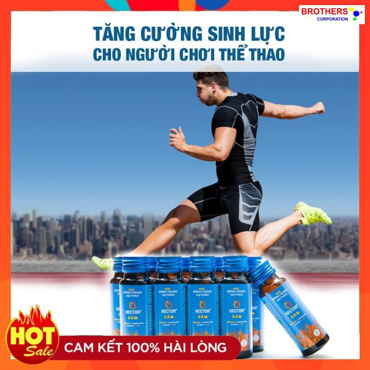 [Chính hãng] Nước Đông Trùng Hạ Thảo Hector Sâm (Hộp 10 chai x 50ml) | BigBuy360 - bigbuy360.vn