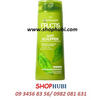 Dầu gội trị gàu trà xanh,kẽm Garnier Fructis 250ml Đức