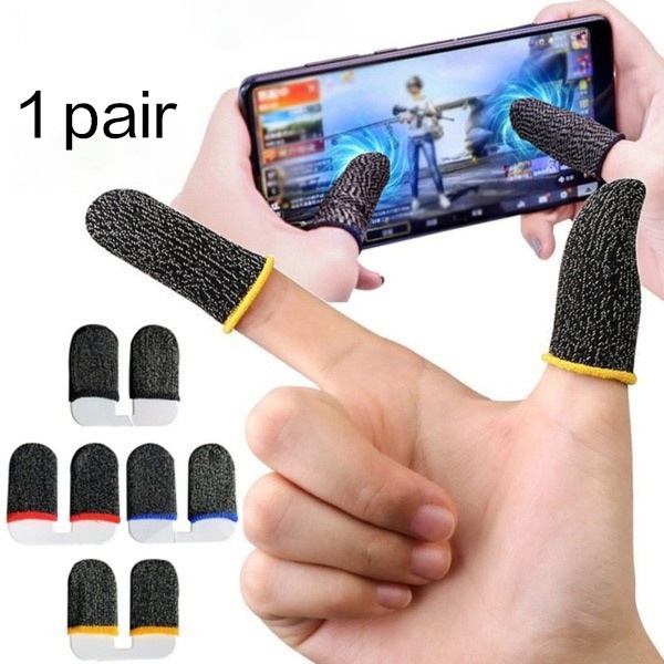 1 Cặp Vỏ Bọc Ngón Tay Chơi Game Bắn Súng Trái Phải Màn Hình Cảm Ứng