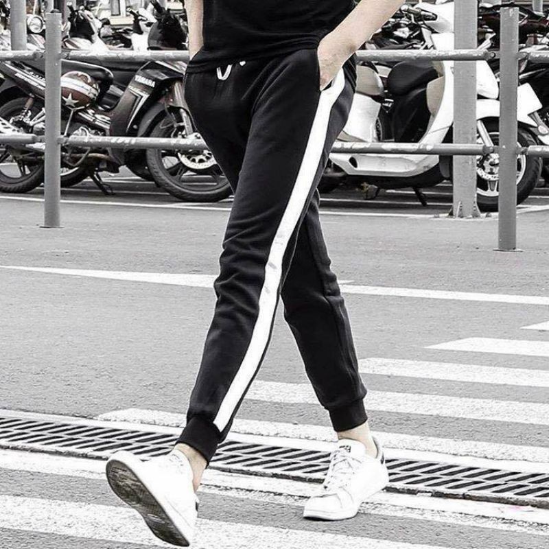 [Hình thật] Quần Jogger 1 Sọc &amp; 3 Sọc Unisex