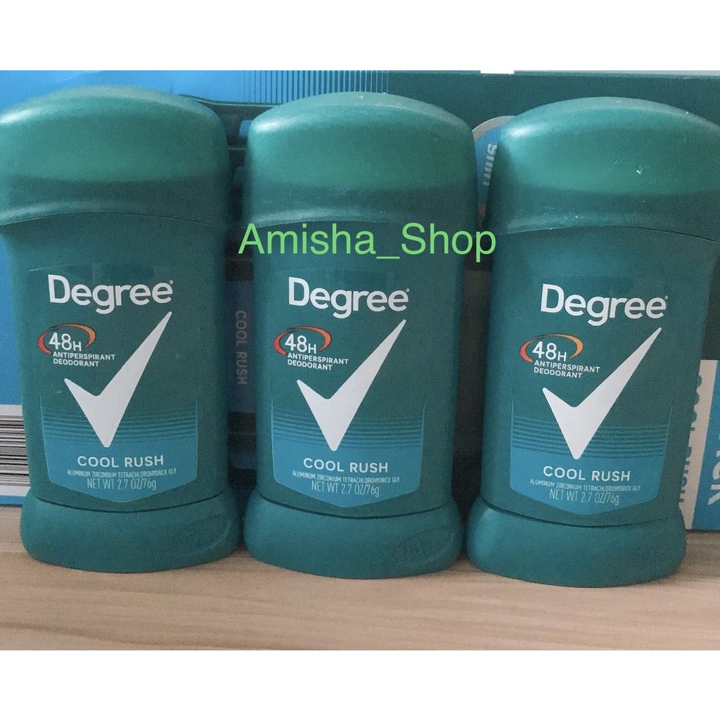 Lăn khử mùi cho nam Degree Men Cool Rush 48H Antiperspirant 76g