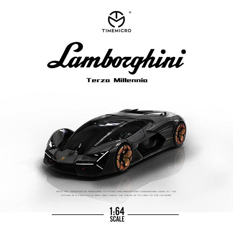 TimeMicro 1:64 Bburago Lamborghini Three Thousand Years Terzo Millennio Bộ sưu tập đồ chơi quà tặng mô hình ô tô đúc chết