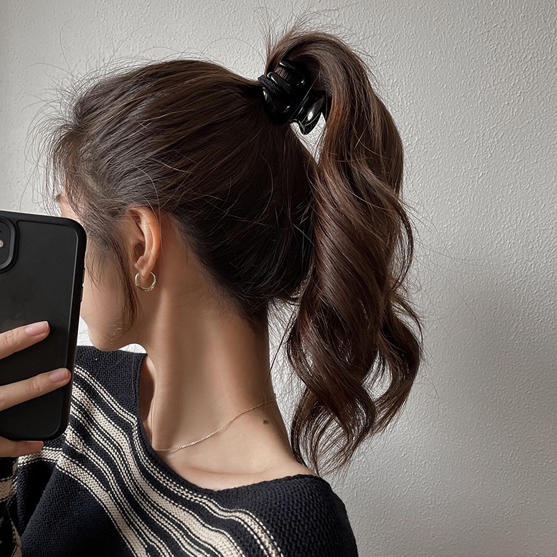 Kẹp Tóc Đuôi Ngựa Nhỏ Phong Cách Hàn Quốc Cổ Điển Thời Trang Dễ Phối Đồ
