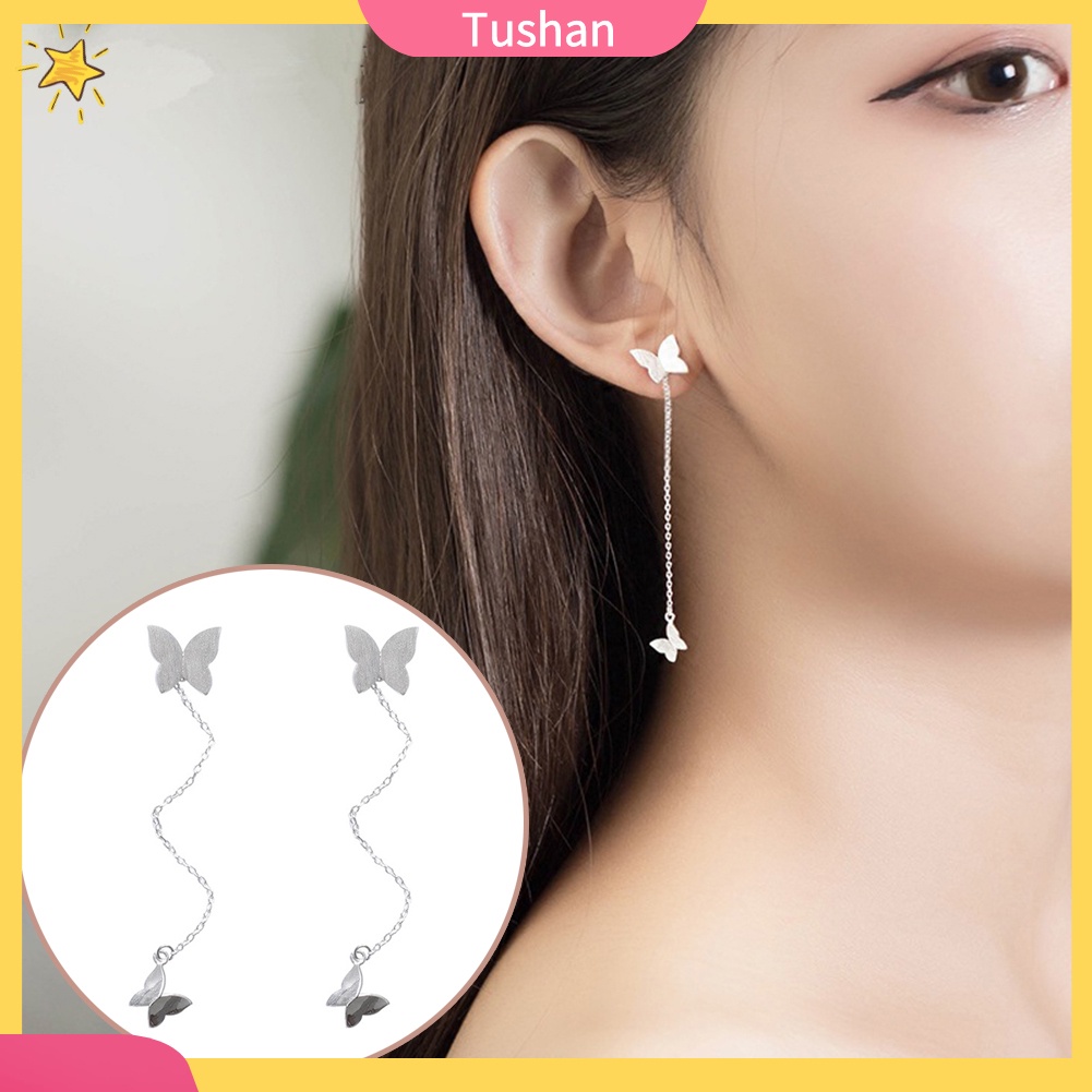 Khuyên tai nữ trang dáng dài tạo hình độc đáo