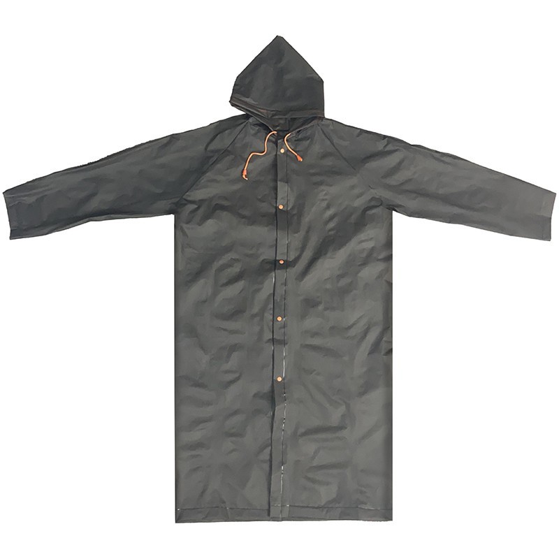 Shengke Áo Mưa Một Mảnh eva Màu Xám Dáng Dài Trong Suốt Dành Cho Nam Nữ poncho