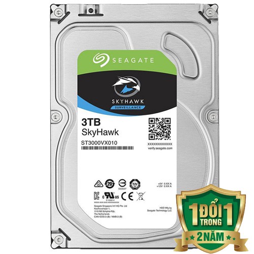 Ổ cứng chuyên dụng camera 3TB SEAGATE SKYHAWK | BigBuy360 - bigbuy360.vn